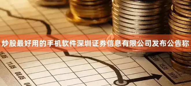 炒股最好用的手机软件深圳证券信息有限公司发布公告称